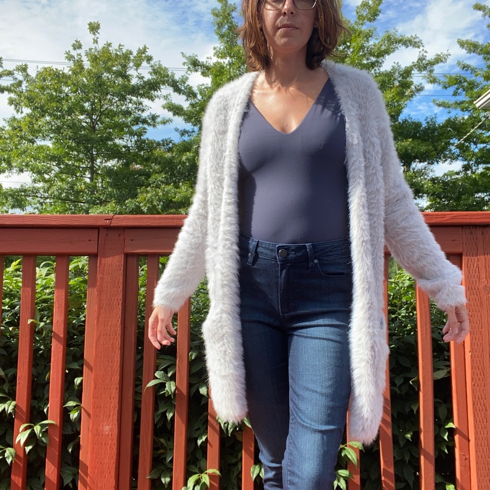 Free People • Faux Fur Sweater